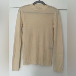 rag & bone, size M, light weight cream sweater